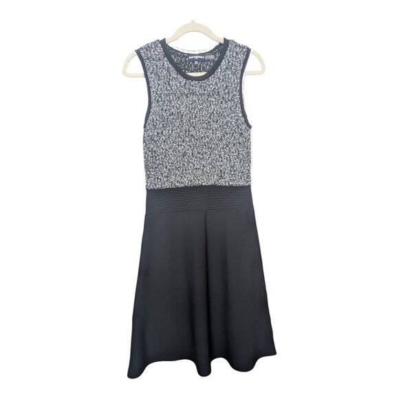 Karl Lagerfeld Paris Hedi Scallop Detail Sweater Dress - Picture 2 of 3